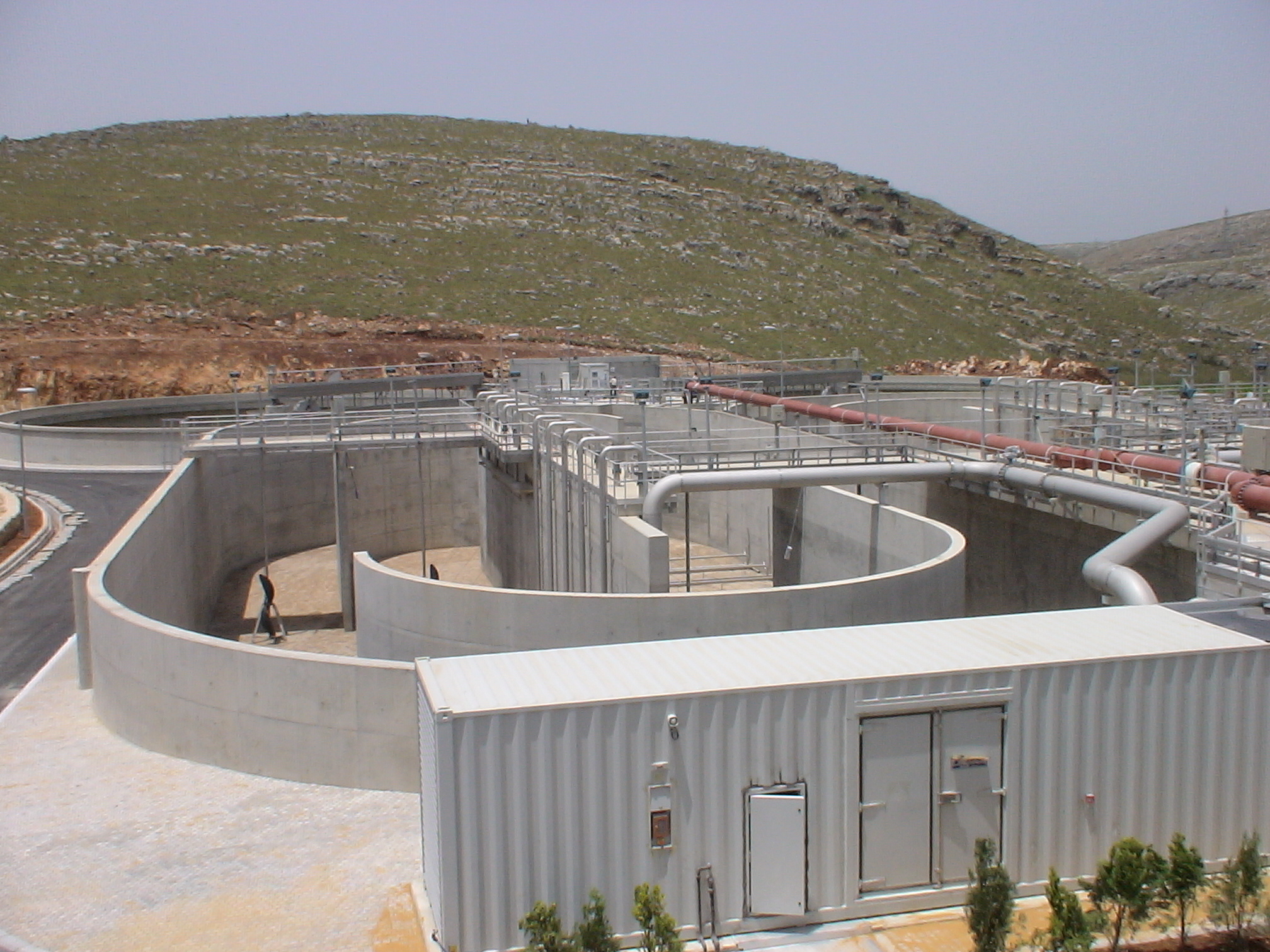 Aerial view of a Subal water treatment project